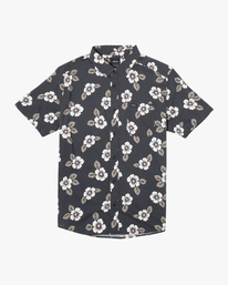 0 Botanical - Short Sleeve Shirt for Men Black D1SHRDRVS2 RVCA