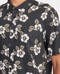 3 Botanical - Short Sleeve Shirt for Men Black D1SHRDRVS2 RVCA