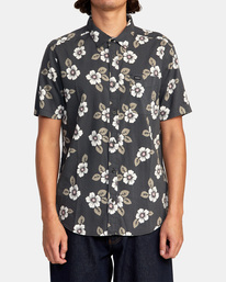 1 Botanical - Short Sleeve Shirt for Men Black D1SHRDRVS2 RVCA