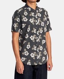 5 Botanical - Short Sleeve Shirt for Men Black D1SHRDRVS2 RVCA