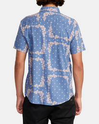 2 Loom - Short Sleeve Shirt for Men Blue D1SHRJRVS2 RVCA