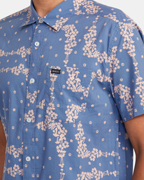 3 Loom - Short Sleeve Shirt for Men Blue D1SHRJRVS2 RVCA