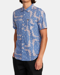 4 Loom - Short Sleeve Shirt for Men Blue D1SHRJRVS2 RVCA