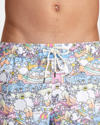 3 Boardshort para Para Hombre Joven Blanco D1VORARVS2 RVCA