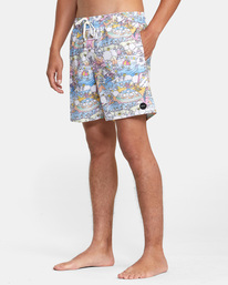 4 Boardshort para Para Hombre Joven Blanco D1VORARVS2 RVCA