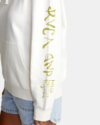 6 Serotonin - Sweat à capuche oversize pour Femme  D3HORBRVS2 RVCA