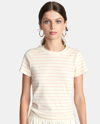 0 Cantina - T-shirt pour Femme Rose D3SSRCRVS2 RVCA
