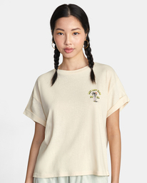 0 Lazy Club - T-Shirt für Frauen  D3SSRERVS2 RVCA