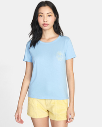0 Palm Seal - T-shirt pour Femme Bleu D3SSRIRVS2 RVCA