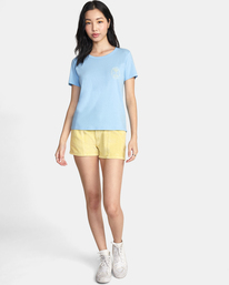 3 Palm Seal - T-shirt pour Femme Bleu D3SSRIRVS2 RVCA
