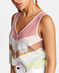 2 The Trouble - Knitted Vest Top for Women  D3TPRIRVS2 RVCA