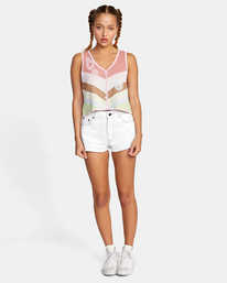 3 The Trouble - Knitted Vest Top for Women  D3TPRIRVS2 RVCA