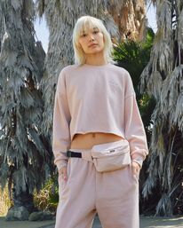 0 Test Drive - Cropped Sweatshirt for Women Purple D3TPRKRVS2 RVCA