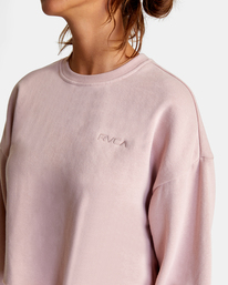 3 Test Drive - Cropped Sweatshirt for Women Purple D3TPRKRVS2 RVCA