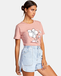 5 Venice - Short Vaquero para Mujer Naranja D3WKRERVS2 RVCA