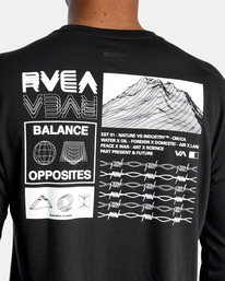 5 Wire Frame - Long Sleeve T-Shirt for Men  D4LSMARVS2 RVCA