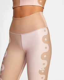 2 Linear Yang - High Waist Workout Leggings for Women  D4PTWARVS2 RVCA