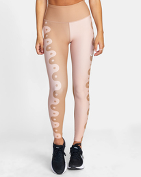 0 Linear Yang - High Waist Workout Leggings for Women  D4PTWARVS2 RVCA