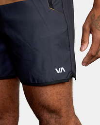 2 Yogger IV Athletic Shorts 17" Blue D4WKMFRVS2 RVCA