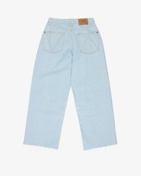 3 Coco - High Waist Denim Jeans for Women Blue EVJDP03000 RVCA