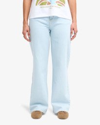 0 Coco - High Waist Denim Jeans for Women Blue EVJDP03000 RVCA