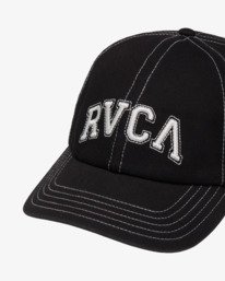 3 Contrast Stitch - Dad Hat for Women Black EVJHA03005 RVCA