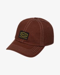 0 Dayshift Overtime - Dad Hat for Women Brown EVJHA03006 RVCA