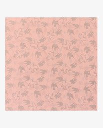 8 Antonia Figueiredo Love Birds - &Eacute;charpe l&eacute;g&egrave;re pour Femme Rouge EVJHW03004 RVCA