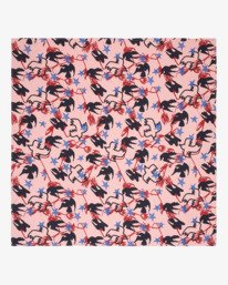 7 Antonia Figueiredo Love Birds - &Eacute;charpe l&eacute;g&egrave;re pour Femme Rouge EVJHW03004 RVCA