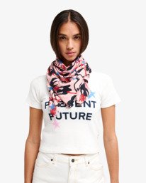 0 Antonia Figueiredo Love Birds - &Eacute;charpe l&eacute;g&egrave;re pour Femme Rouge EVJHW03004 RVCA