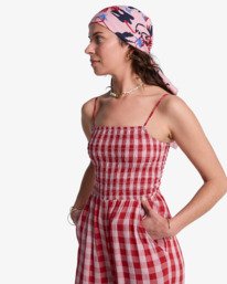 1 Antonia Figueiredo Love Birds - &Eacute;charpe l&eacute;g&egrave;re pour Femme Rouge EVJHW03004 RVCA