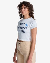 1 Antonia Figueiredo Future Rib - Short Sleeve T-Shirt for Women White EVJKT03000 RVCA