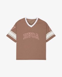 4 RVCA Jersey Brun EVJKT03008 RVCA