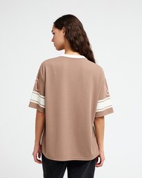 2 RVCA Jersey Brun EVJKT03008 RVCA