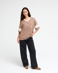 1 RVCA Jersey Brun EVJKT03008 RVCA