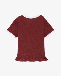 5 RVCA Smoked Jersey Red EVJKT03012 RVCA