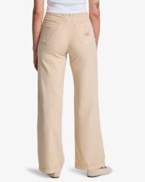 1 Coco - Flared Trousers for Women Brown EVJNP03000 RVCA