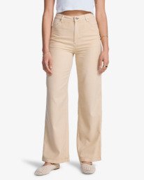 0 Coco - Flared Trousers for Women Brown EVJNP03000 RVCA