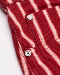 8 Lola Stripes Red EVJNP03001 RVCA