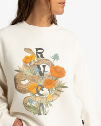 2 Wildflower Snake White EVJSF00107 RVCA