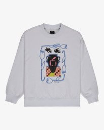 3 Antonia Figueiredo Love Birds Bf - Sweat pour Femme Bleu EVJSF00109 RVCA