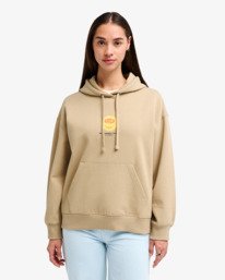 0 RVCA Smiley - Hoodie for Women Beige EVJSF00111 RVCA