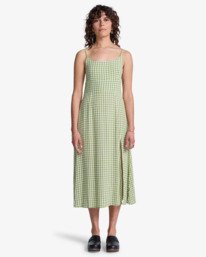 0 Anya - Midi Dress for Women Green EVJWD03003 RVCA