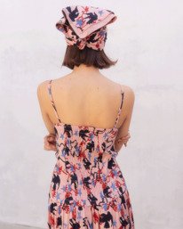 1 Antonia Figueiredo Love Birds - All-Over Printed Dress for Women Pink EVJWD03004 RVCA