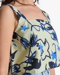 2 Antonia Figueiredo Dive In - Crop Top for Women Green EVJWT03002 RVCA