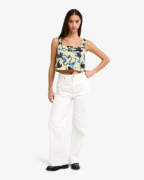 3 Antonia Figueiredo Dive In - Crop Top for Women Green EVJWT03002 RVCA