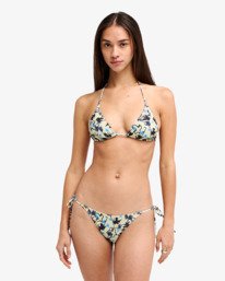 1 Antonia Figueiredo Dive In - Tie Side Bikini Bottoms for Women Green EVJX403000 RVCA