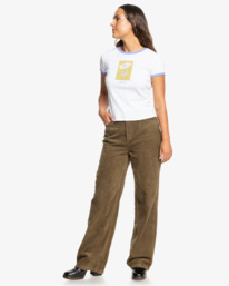 1 Gabrielle Monceaux Ringer White EVJZT00150 RVCA