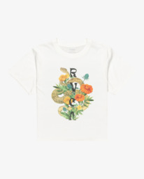 2 Wildflower Snake - Camiseta de manga corta para Mujer Blanco EVJZT00154 RVCA