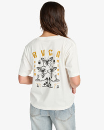 1 Butterfly Poster - Short Sleeve T-Shirt for Women White EVJZT00164 RVCA